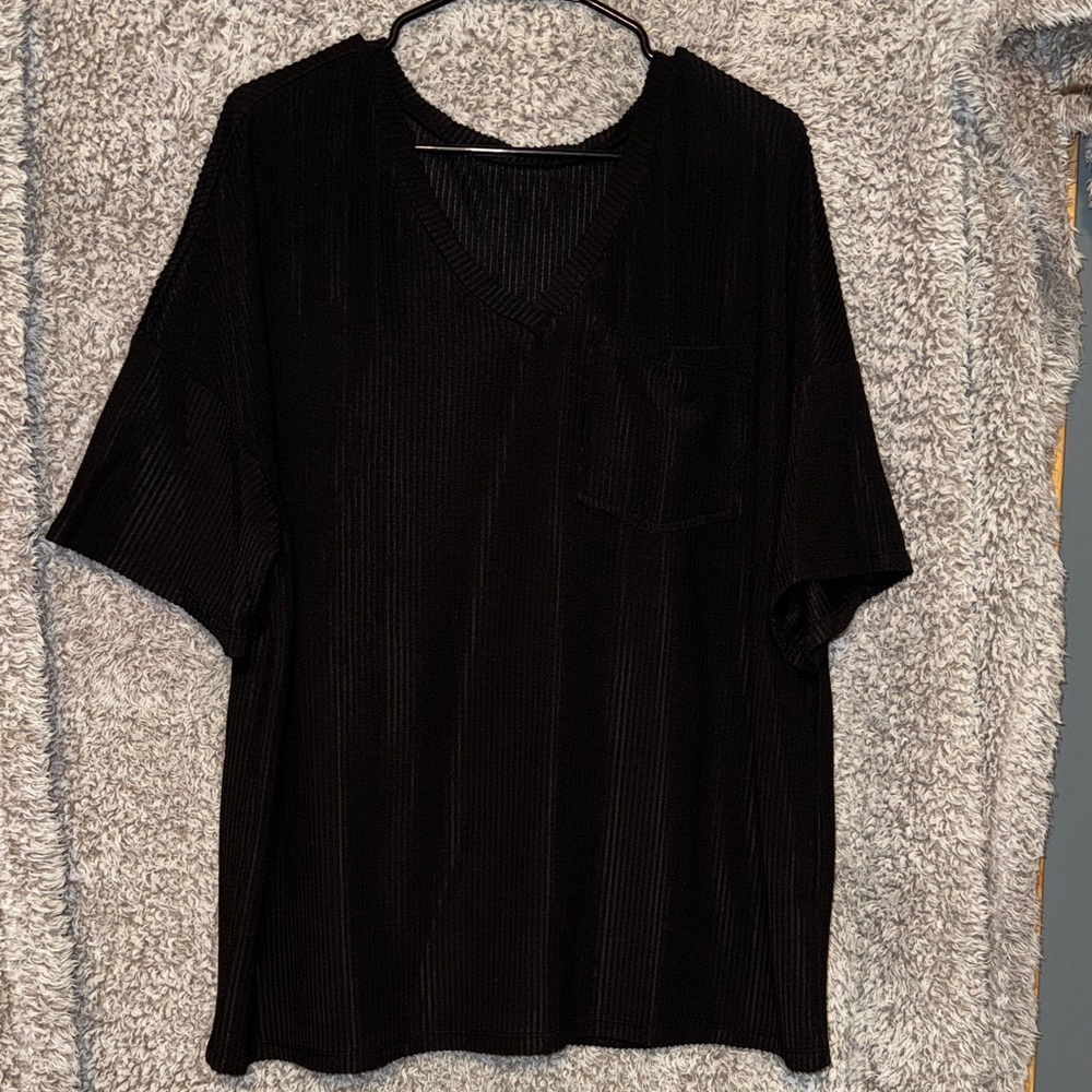 Shein Oversized V-Neck Tee